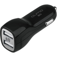 Qumo АЗУ 2USB 2A + Apple 8 pin Cable