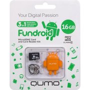 QUMO Fundroid MicroSDHC Class 10 16GB фото