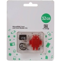 Qumo Fundroid microSDHC QM32GCR-MSD10-FD-RED 32GB