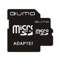 Qumo microSDHC class 4 8GB + SD adapter