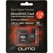 QUMO MicroSDXC Class 10 UHS I 128GB фото