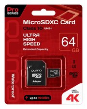 Qumo microSDXC UHS-I U3 Pro Series фото