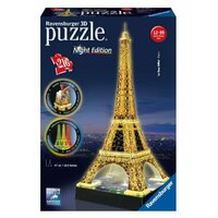 Ravensburger 3D Ночная Эйфелева башня (12579), 216 дет.