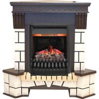 Real-Flame Stone Corner New 3D Oregan