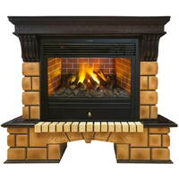 Real-Flame California Brick 3D Novara 26