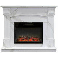 Real-Flame Carolina Marble Kendal 24