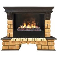 Real-Flame Stone Brick 3D Cassette 630