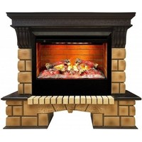 Real-Flame Stone Brick 3D Helios 26