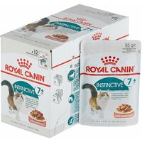 Royal canin Instinctive +7, профилактика МКБ, мясное ассорти 85 г (кусочки в соусе)