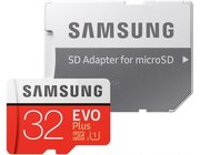 Samsung карта памяти microsd 32gb evo plus uhs-i sd адаптер mb-mc32ga/ru 580795 фото