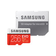 Samsung micro securedigital 256gb sdxc evo plus class10 uhs-i u3 mb-mc256garu адаптер sd 580760 фото