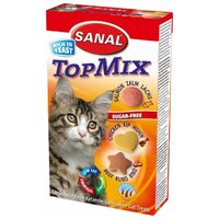 Sanal TopMix с говядиной, курицей и лососем для кошек и котят