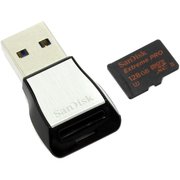 Sandisk Extreme Pro microSDXC UHS-II 275MB/s 128GB + USB 3.0 Reader фото