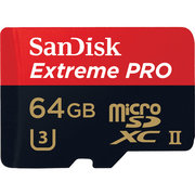 SanDisk Extreme Pro microSDXC UHS-II SDSQXPJ-064G 64GB фото