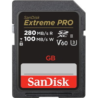 Sandisk Extreme Pro V60 SDXC UHS-II