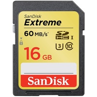 Sandisk Extreme SDHC UHS Class 3 60MB/s 16GB