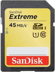 SanDisk Extreme SDHC UHS-I 45MB/s фото