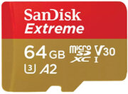 SanDisk Extreme SDSQXAH-064G-GN6GN microSDXC 64GB фото