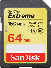 SanDisk Extreme SDXC Class 10 UHS-I U3 150MB/s фото