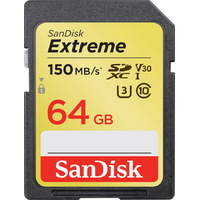 Sandisk Extreme SDXC Class 10 UHS-I U3 150MB/s