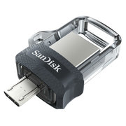 SanDisk Флешка Ultra Android Dual Drive OTG, m3.0/USB 3.0, Black (SDDD3-256G-G46) 571254 фото