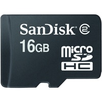 Sandisk microSDHC Card 16GB Class 2