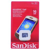 Sandisk microSDHC Card 16GB Class 4