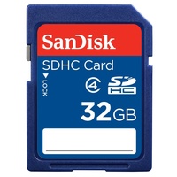 Sandisk SDHC Card 32GB Class 4