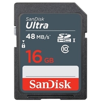 Sandisk Ultra SDHC Class 10 UHS-I 48MB/s 16GB