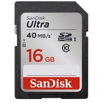 Sandisk Ultra SDHC Class 10 UHS-I 80MB/s 16GB