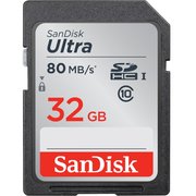 SanDisk Ultra SDHC Class 10 UHS-I 80MB/s 32GB фото