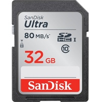 Sandisk Ultra SDHC Class 10 UHS-I 80MB/s 32GB