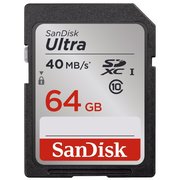 SanDisk Ultra SDXC Class 10 UHS-I 40MB/s 64GB фото