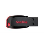 SanDisk USB накопитель 128Gb Cruzer Blade SDCZ50-128G-B35 USB2.0 черный/красный (SDCZ50-128G-B35) 571215 фото