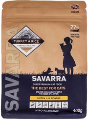 SAVARRA Kitten Turkey/Rice 0.4 kg фото