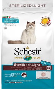 Schesir Adult Sterilized/Light with Fish фото