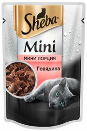 Sheba Mini, с говядиной 50 г (мини-филе) фото