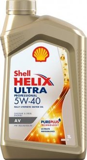 Shell Helix Ultra Professional AV 5W-40 1 л фото