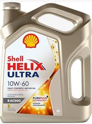 Shell Helix Ultra Racing 10W-60 4 л фото