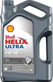 Shell Helix Ultra SN 0W-20 4 л фото