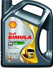 Shell Rimula R6 LM 10W-40 4 л фото