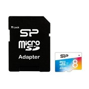 Silicon power Elite Color MicroSDHC UHS-1 8GB фото