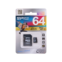 Silicon power ELITE microSDXC 64GB UHS Class 1 Class 10 + SD adapter