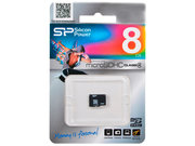 Silicon power micro SDHC Card 8GB Class 4 + SD adapter фото