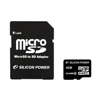 Silicon power micro SDHC Class4 4GB