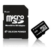 Silicon power micro SDHC Class4 8GB фото