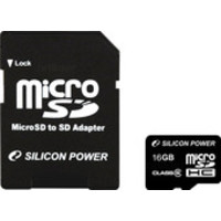 Silicon power microSDHC 16 Гб