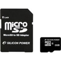 Silicon power microSDHC 8 Гб