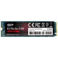 Silicon power PCI-E x2 512Gb, A80, M-Series M.2 2280