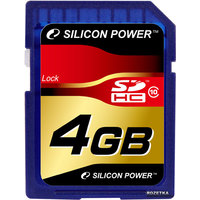 Silicon power SDHC Card 4GB Class 10